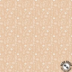 Riley Blake Evening on the Prairie Silhouette Floral Beige Riley Blake Evening on the Prairie Silhouette Floral Beige