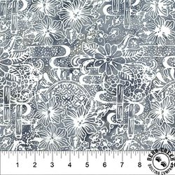 Northcott Banyan Batiks Dandelion Wishes Bamboo Floral Dove