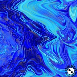 Timeless Treasures Escapade Marble Navy