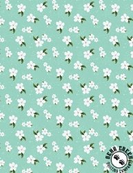 Wilmington Prints Sunlit Serenade Small Floral Teal Wilmington Prints Sunlit Serenade Small Floral Teal