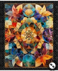 QT Fabrics Solstice Kaleidoscope Panel Multi QT Fabrics Solstice Kaleidoscope Panel Multi