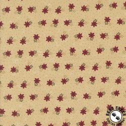 Moda A Vintage Christmas Cactus Tan Moda A Vintage Christmas Cactus Tan