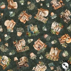 QT Fabrics Home Sweet Home Comfy Chairs Forest QT Fabrics Home Sweet Home Comfy Chairs Forest