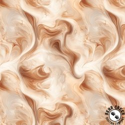 Riley Blake Designs Coffee Time Swirl Cinnamon Riley Blake Designs Coffee Time Swirl Cinnamon
