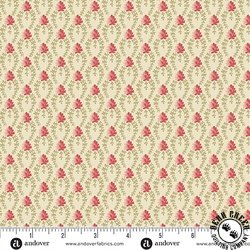Andover Fabrics Forest Glen Clover Chain Fog Mist