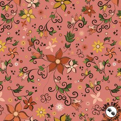 Riley Blake Designs Curated Blooms Main Grapefruit Riley Blake Designs Curated Blooms Main Grapefruit