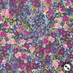 Moda Soulstice Garden Glitter Navy Moda Soulstice Garden Glitter Navy