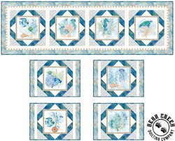 Sea Whispers Table Set Free Quilt Pattern Sea Whispers Table Set Free Quilt Pattern