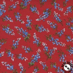 Moda Wildflowers Bluebonnet Toss Poppy Moda Wildflowers Bluebonnet Toss Poppy