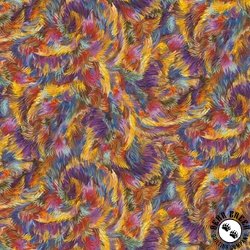 P&B Textiles Bear in Mind Bear Fur Allover Multi