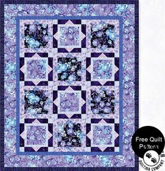 Shimmering Twilight Free Quilt Pattern