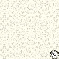 Windham Fabrics Forest Tales Dainty Damask Ivory Windham Fabrics Forest Tales Dainty Damask Ivory