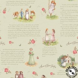 Riley Blake Designs Anne of Green Gables (2025) Main Sage Riley Blake Designs Anne of Green Gables (2025) Main Sage