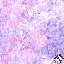 Timeless Treasures Tonga Batik Mayfair Tropical Leaves Freesia