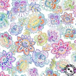 In The Beginning Fabrics Daydreams Small Floral Multi In The Beginning Fabrics Daydreams Small Floral Multi