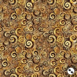 QT Fabrics Mountain Splendor Scroll Geo Brown QT Fabrics Mountain Splendor Scroll Geo Brown