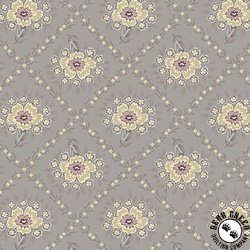 Andover Fabrics Wildflower Cottage Trellis Dove