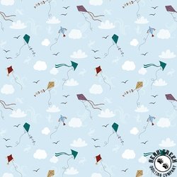 Riley Blake Designs A Spoonful of Sugar Let's Go Fly a Kite Sky