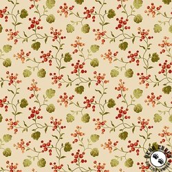 Andover Fabrics Autumn Woods Bittersweet Cream