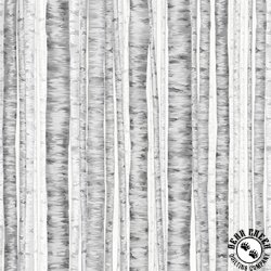 Hoffman Fabrics Berries and Birch Trees Fog/Silver Hoffman Fabrics Berries and Birch Trees Fog/Silver