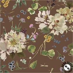 Windham Fabrics Bloomfield Peony Garden Cedar - CANVAS