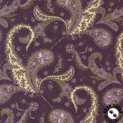 Moda Collections for a Cause Essence Floral Paisley Plum