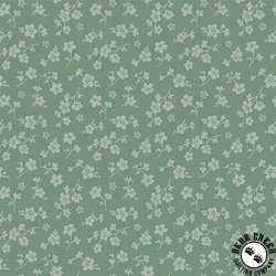 Benartex Sweet Meadow Floral Dark Green Benartex Sweet Meadow Floral Dark Green