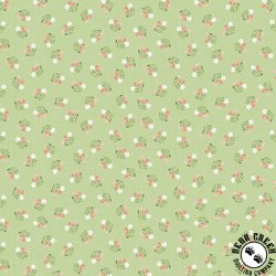 Windham Fabrics Afternoon in the Garden Floral Notes Mint Windham Fabrics Afternoon in the Garden Floral Notes Mint