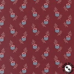 Moda American Gatherings III Star Shield Deep Crimson