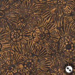 Anthology Fabrics Etch Batik Chocolate