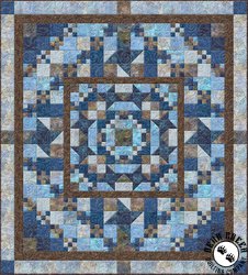 Inside Out Batiks (Blue) Free Quilt Pattern