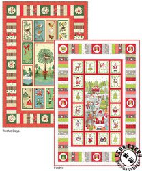 Twelve Days of Christmas Panel Free Quilt Pattern