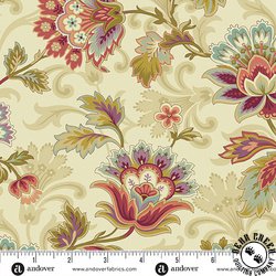 Andover Fabrics Dahlia 108 Inch Wide Backing Fabric Canterbury Dawn