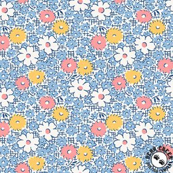 Maywood Studio Dilly Dally Floral Blue Maywood Studio Dilly Dally Floral Blue