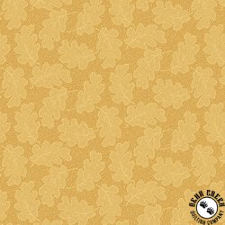 Andover Fabrics Autumn Woods Oakleaf Yellow