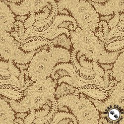 Andover Fabrics Carolina Broad Damask Brown Andover Fabrics Carolina Broad Damask Brown