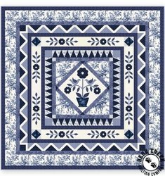 Jasper Blue Bluebird's Song Free Quilt Pattern Jasper Blue Bluebird's Song Free Quilt Pattern