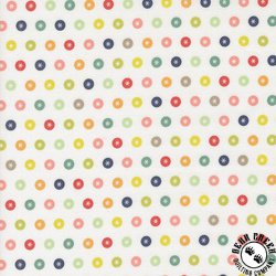 Moda Raspberry Summer Dots Cloud