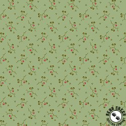 Andover Fabrics Joy Jingle Bells Rosy Fir