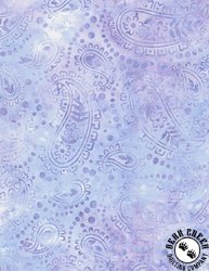 Wilmington Prints Polaris Batiks Paisleys Purple