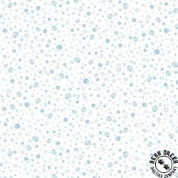 P&B Textiles Happy Ocean Life Tonal Bubbles White/Blue