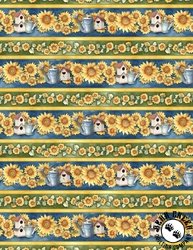 Wilmington Prints Sunspell Border Stripe