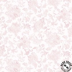 P&B Textiles Yours Truly Tonal Floral White/Pink P&B Textiles Yours Truly Tonal Floral White/Pink