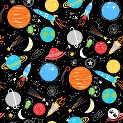 Maywood Studio Playtime Flannel Space Black