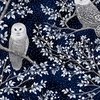 Hoffman Fabrics Midnight Perch Owls Midnight/Silver