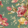 Andover Fabrics Lady Tulip Eucalyptus