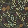 Moda Winter Friends Woodland Greenery Charcoal Black