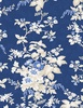 Wilmington Prints Chateau Bleu Medium Floral Blue