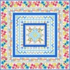 Bloom True Blue Free Quilt Pattern