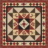 Circa Turkey Red Prairie Star Free Quilt Pattern